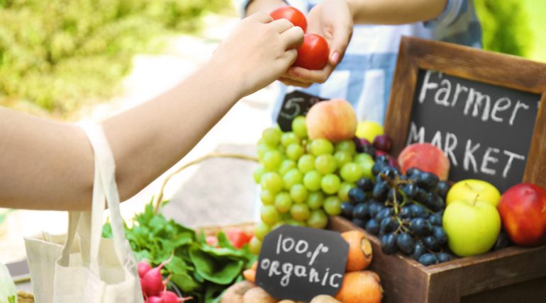 The decision to grow produce to sell