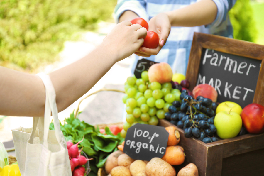The decision to grow produce to sell
